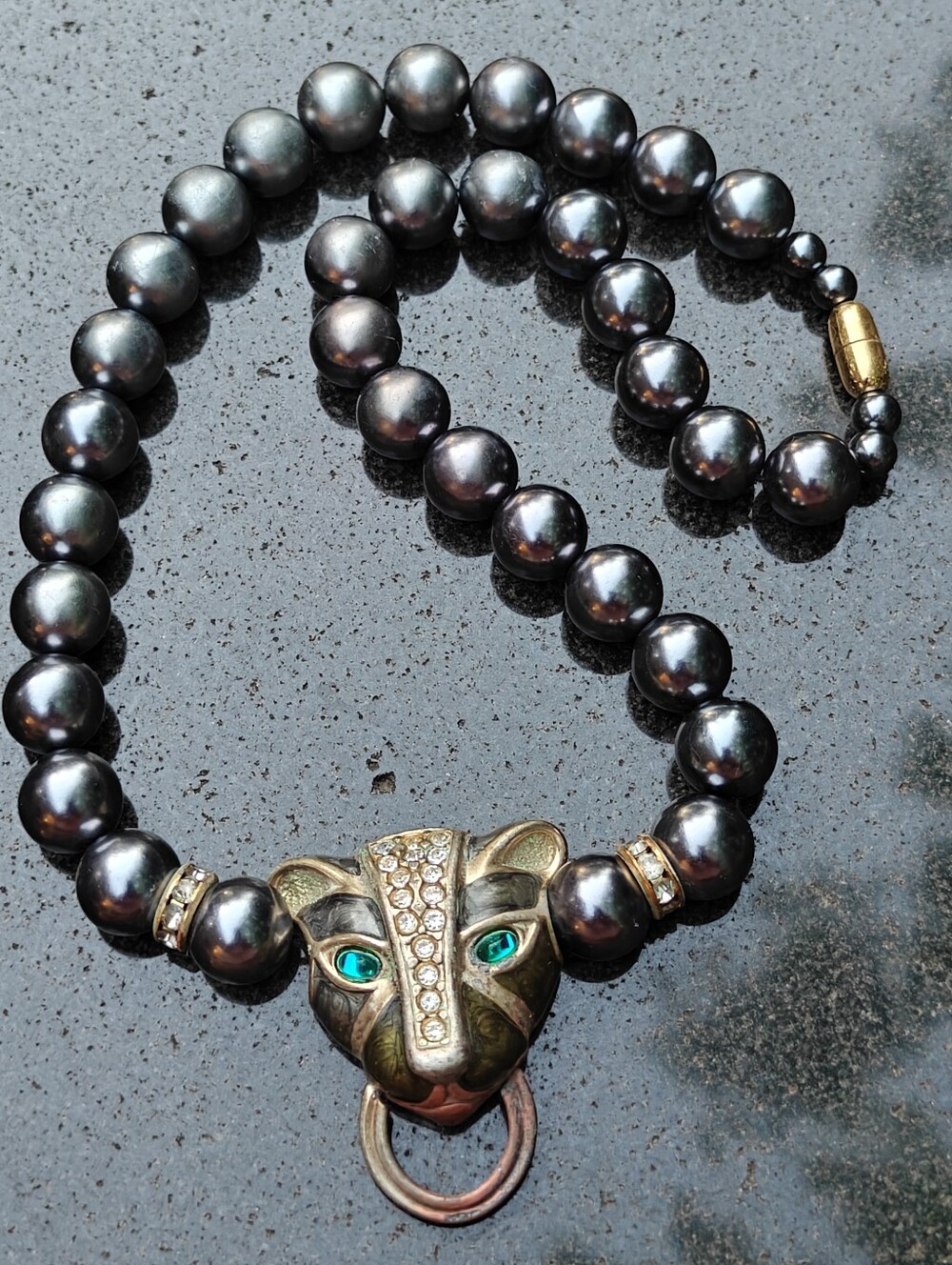 Vintage KJL Panther Necklace